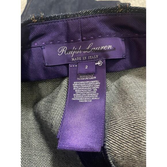 Ralph Lauren Collection Purple Label Women’s Jeans 2 Straight Slim Bootcut Denim - Picture 3 of 10